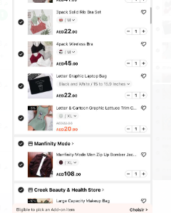 Shein New Order 18 Products